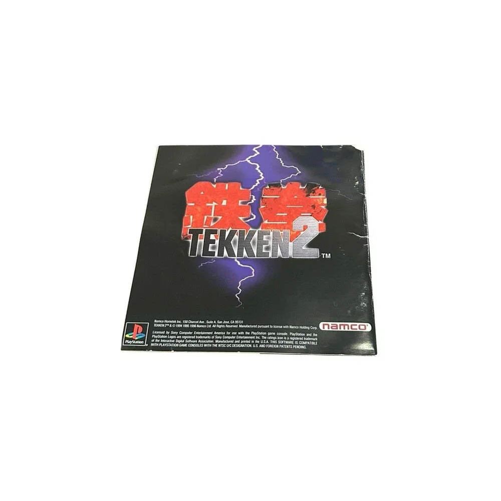 Tekken 2 [Greatest Hits] (Sony PlayStation 1) CIB, Tested & Working Reg. Card